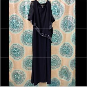 Navy Blue Floor-length dress